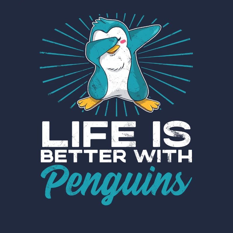 Funny penguin saying penguins