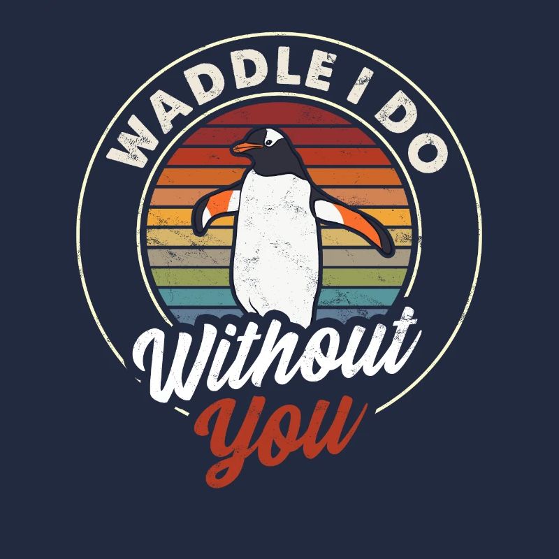 Funny penguin saying penguins