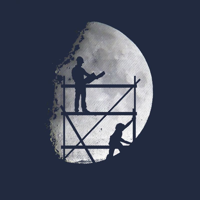 Profession d'échafaudage d'échafaudage lune