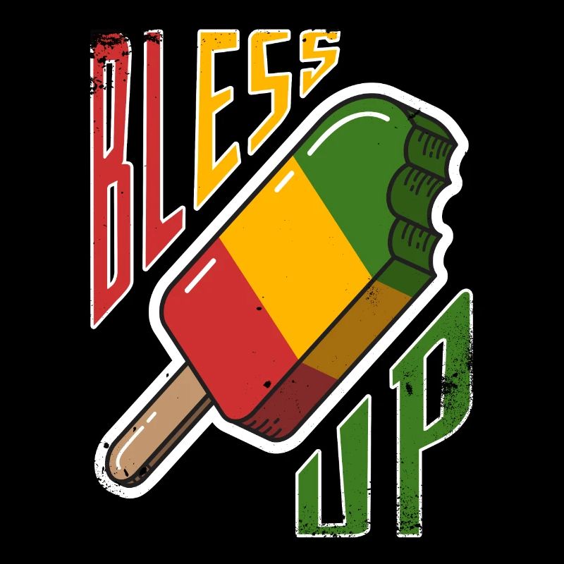 Bless Up, jamaikanisches Reggae Musik Eis