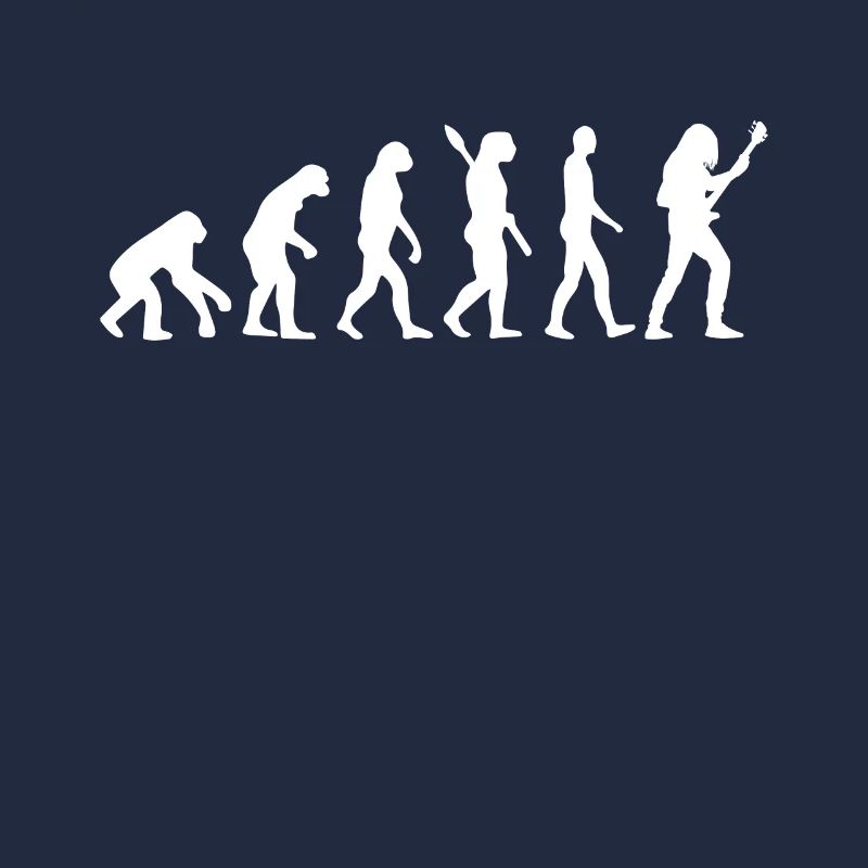 Guitare basse - Évolution de l’homme, Darwin