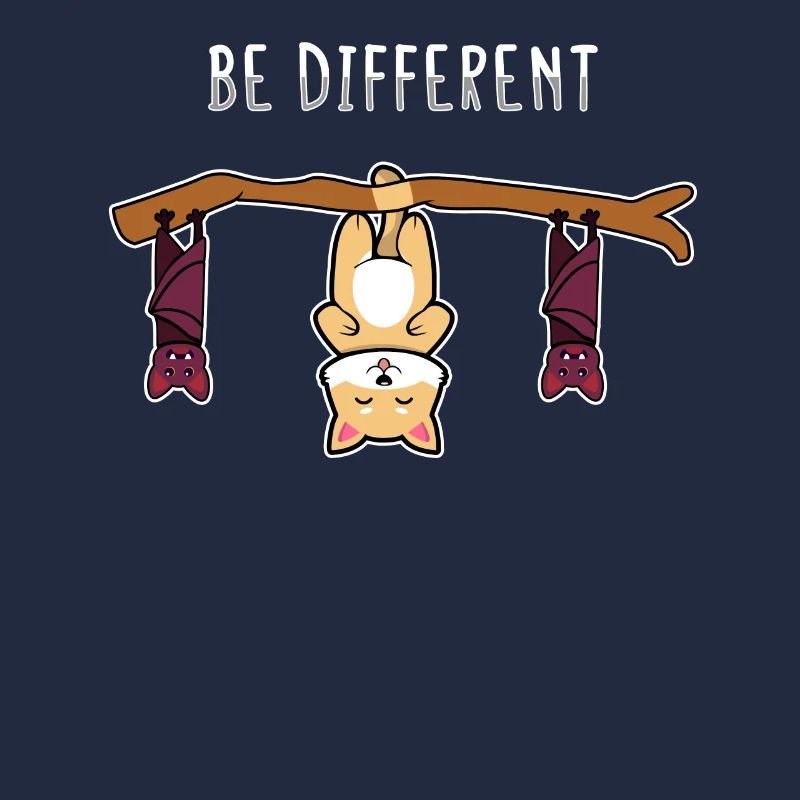 Be Different Mignon Chat Sois Anders