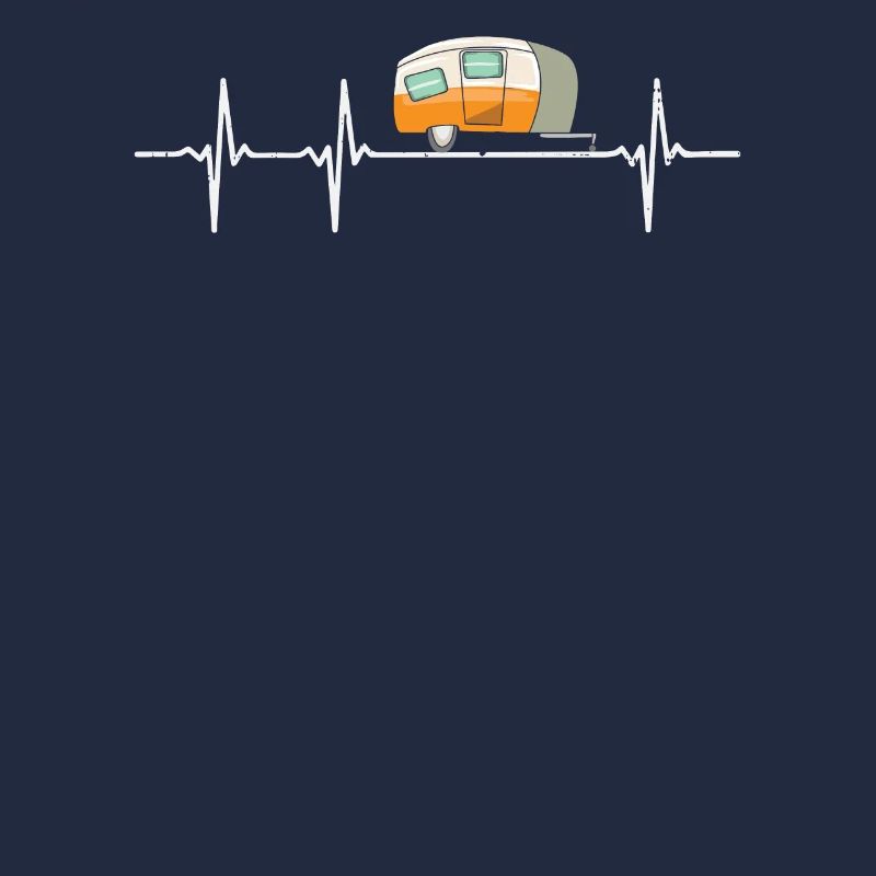 Wohnwagen Caravan Herzschlag Geschenk