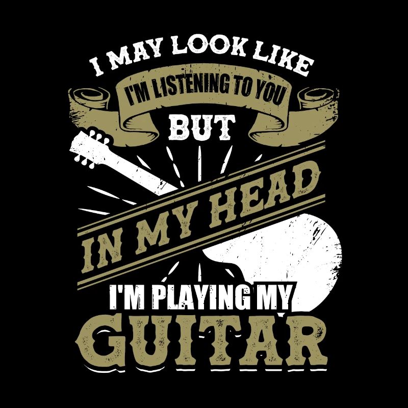 Drôle de guitariste de guitariste cadeau