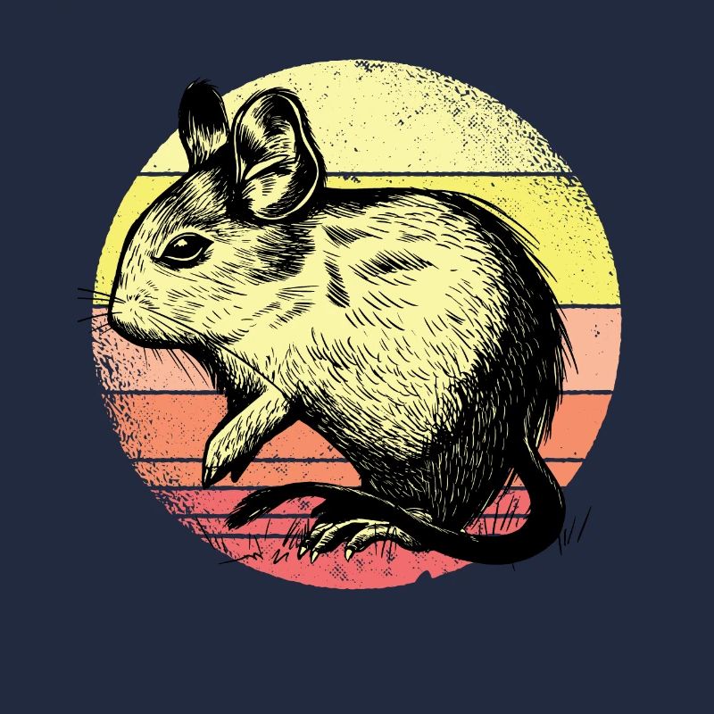 Degu Silhouette