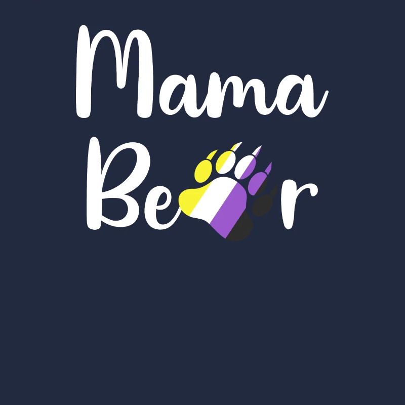 Non-Binary Mama Bear LGBTQ Mom Non-Binary Enby