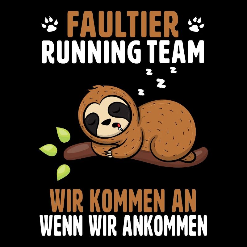 Sloth Running Team Marathon Läufer design