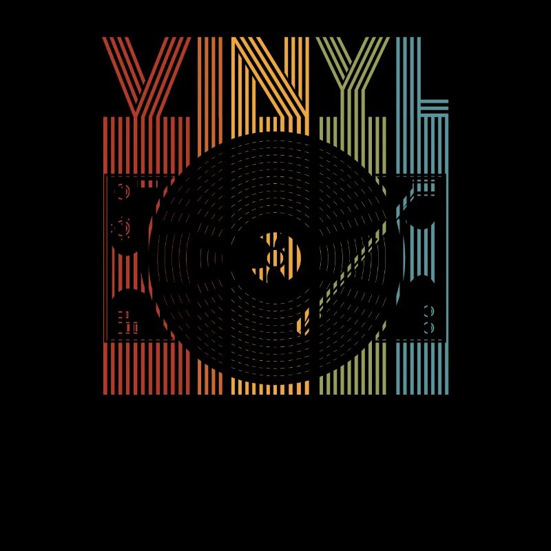 Rétro Vinyle Collectionneur de disques