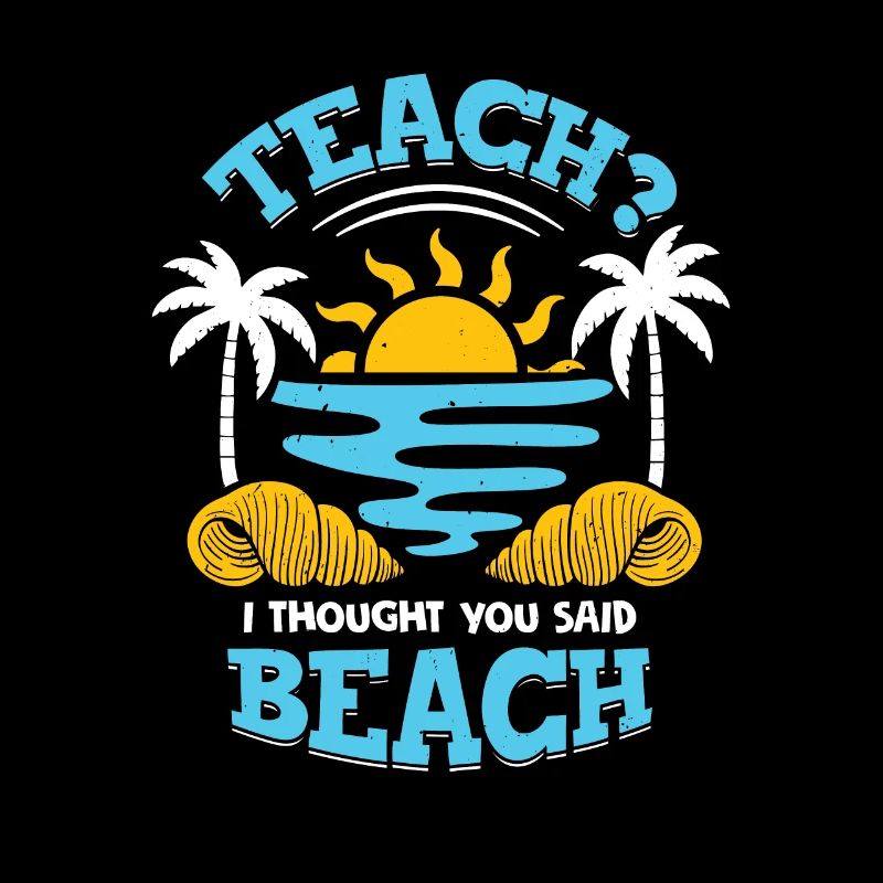 Lehrer Urlaub Strand Sommerurlaub Geschenk