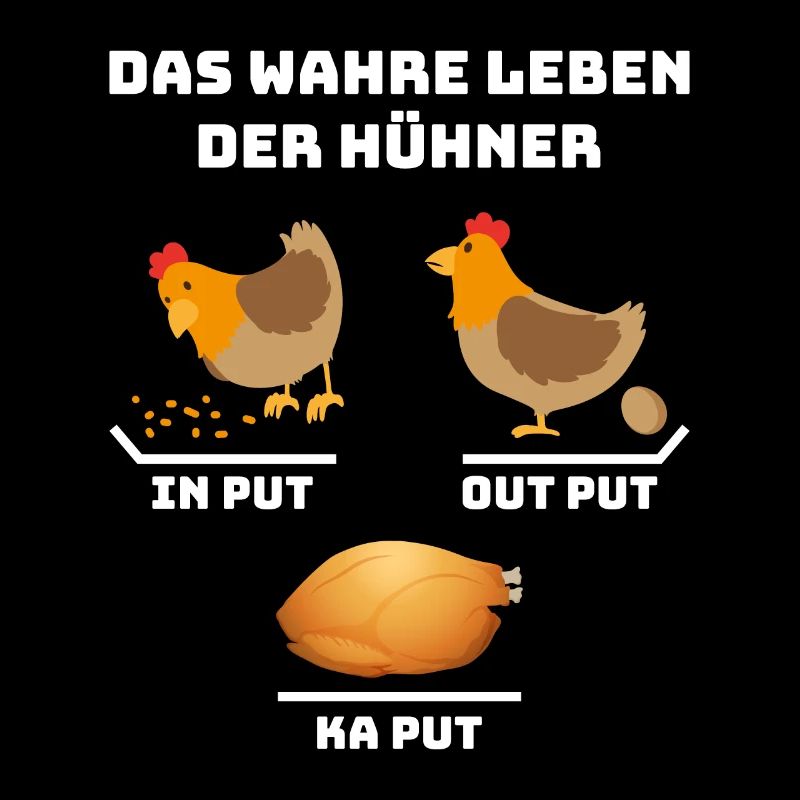 Das wahre leben der hühner Landleben Geschenk