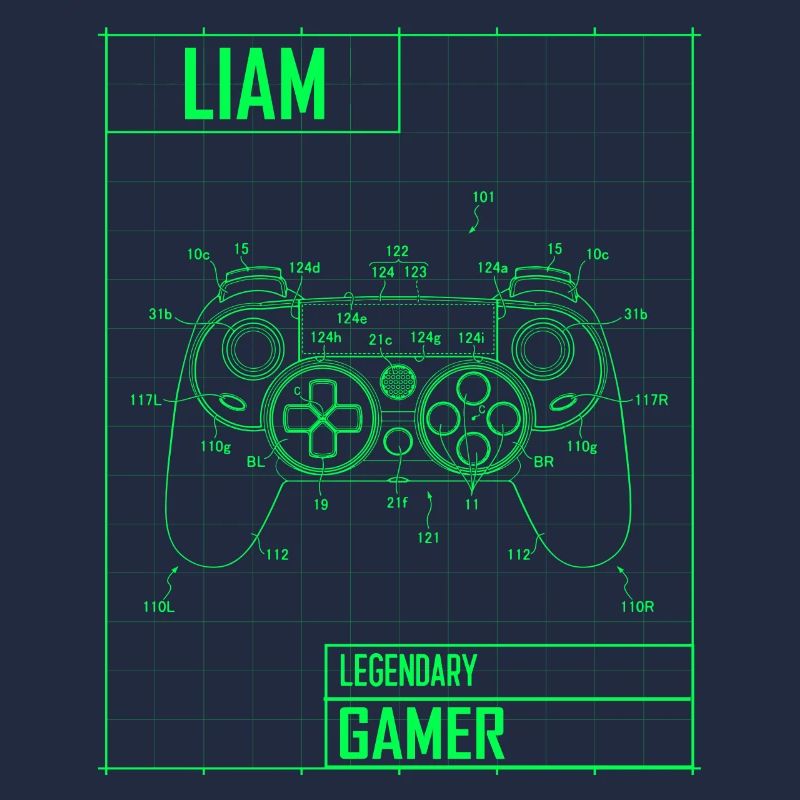 Liam Name Gift Personalized Legendary