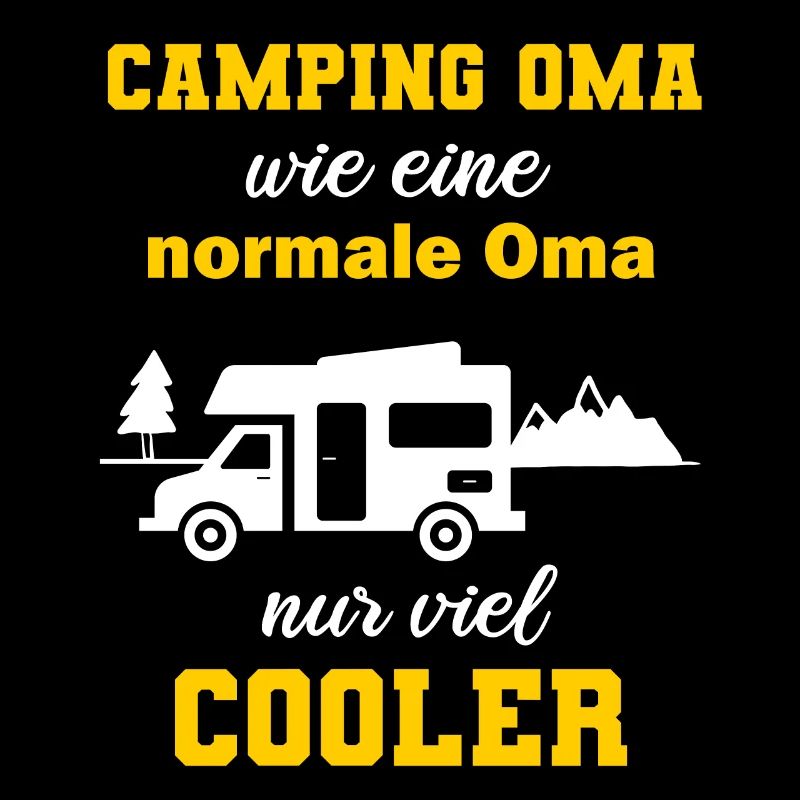 Camping Oma Wohnmobil Camper Campen Geschenk