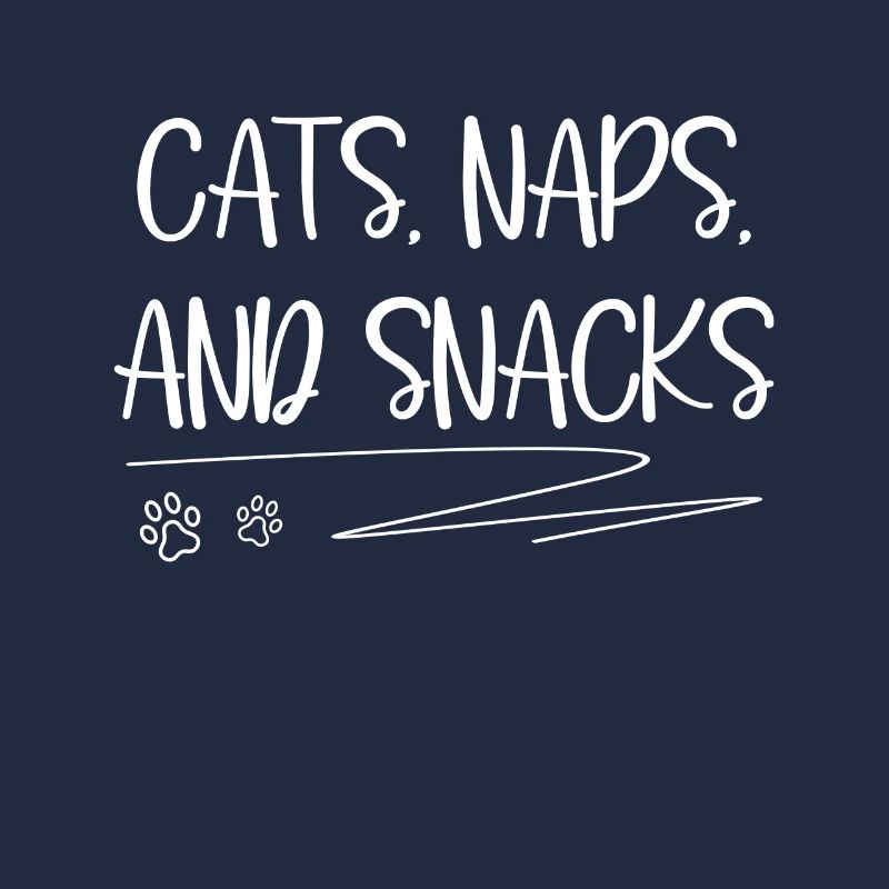 Cats Naps And Snacks Paw Kitten Owner Pet Gift