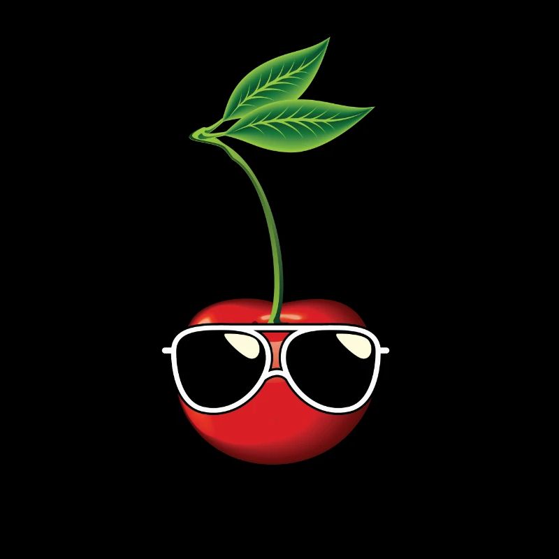 Cerise Avec lunettes de soleil Cadeau