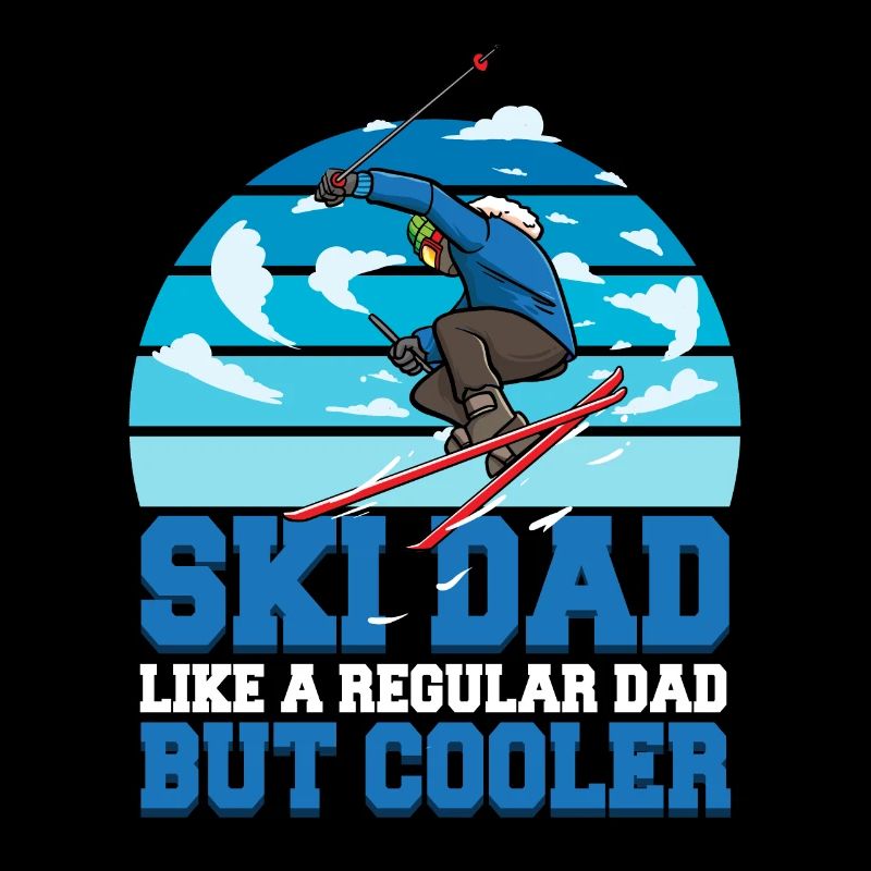 Ski Ski Dad comme un papa ordinaire mais plus cool