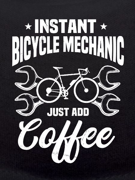 Bicycle mechanic and coffee