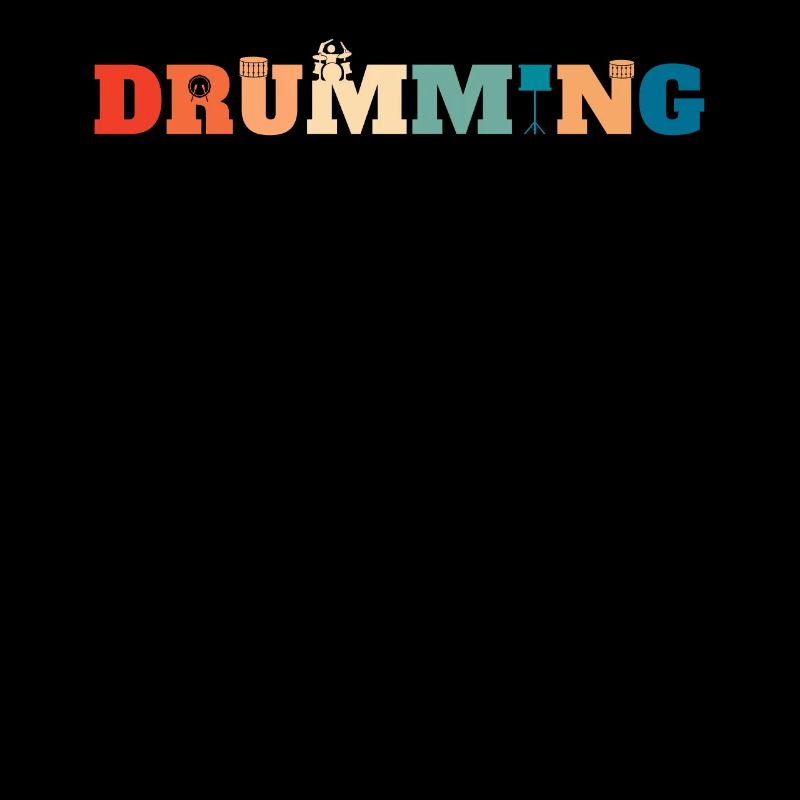 Retro Drums Drummer Vintage Drummer