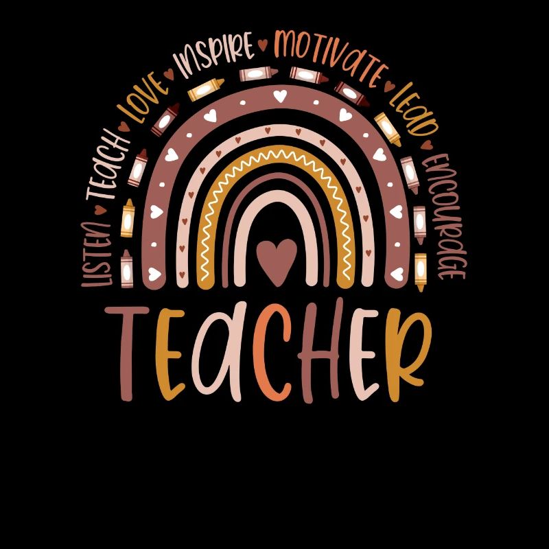 Teacher Melanin Rainbow