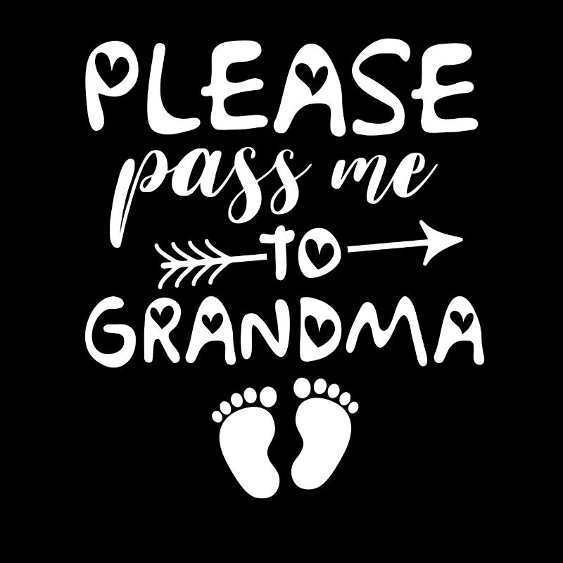 S’il vous plaît passez-moi à grand-mère drôle bébé