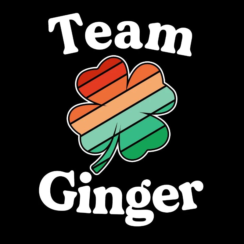 Team Ginger St Patricks Day Redhead Irish Red Hair