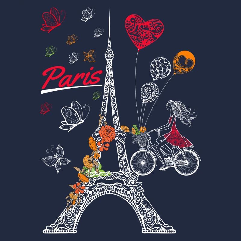Liebe Paris Reise Frankreich Blume Eiffelturm