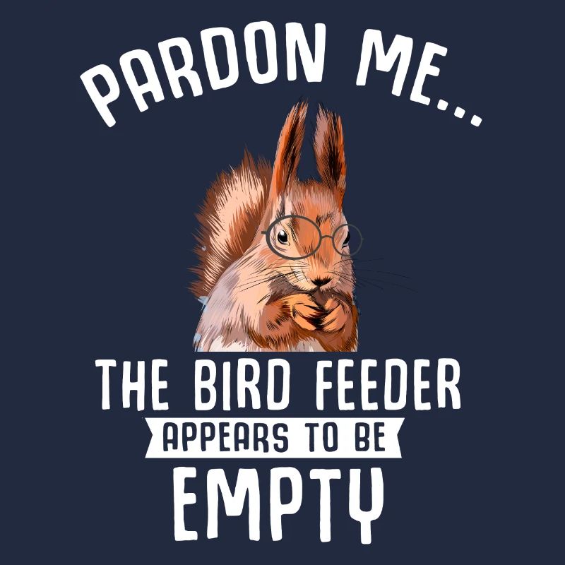 Empty bird feeding place squirrels