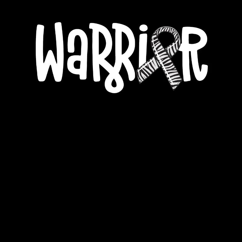 Warrior Rare Disease Awareness Zebra Ribbon EDS