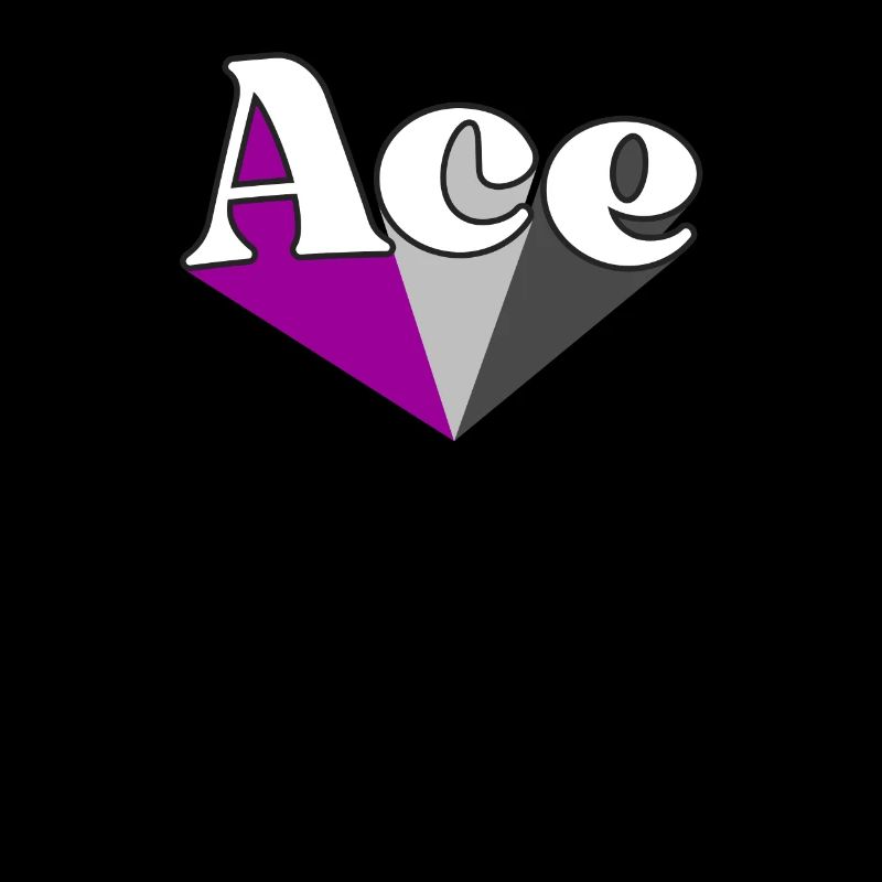 Retro Ace Pride Asexual Rainbow Ally LGBT