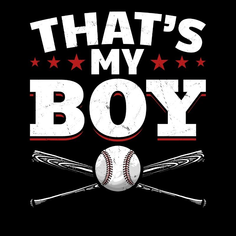 Mama Baseball Junge Sohn Frauen Baseball