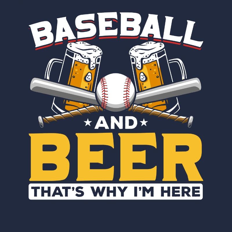 Baseball Bier Humor Männer Baseball