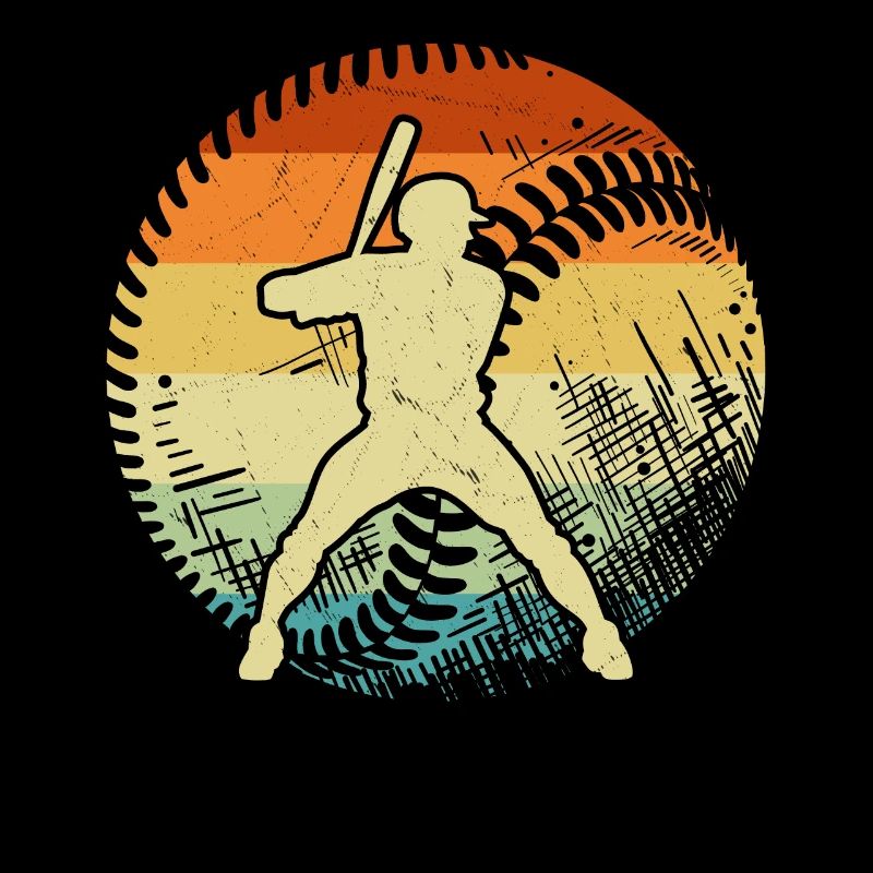 Retro Baseball Bat Hommes Garçons Baseball