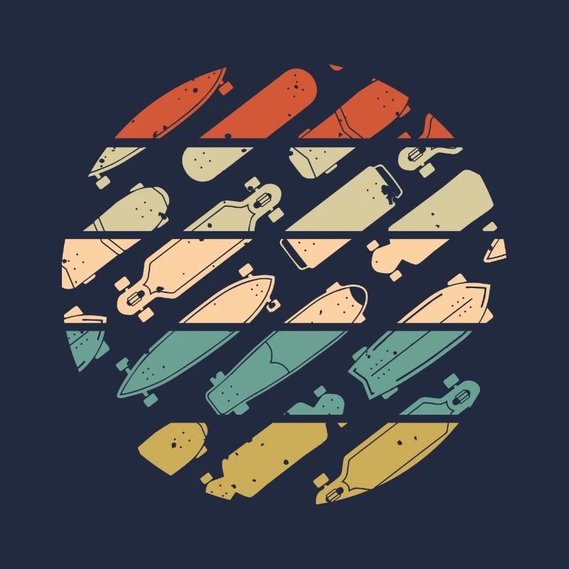 Types de skateboards rétro