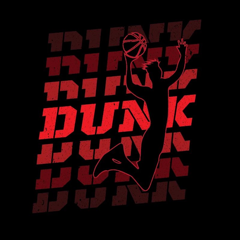 Basketteur basketteur hoop throw dunken