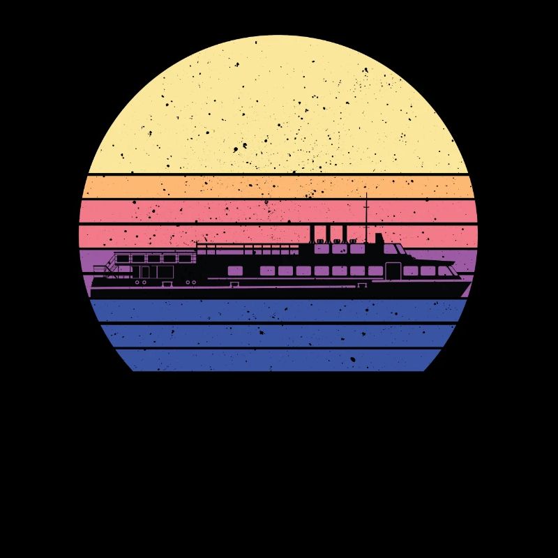 Fährschiff Retro Fähre
