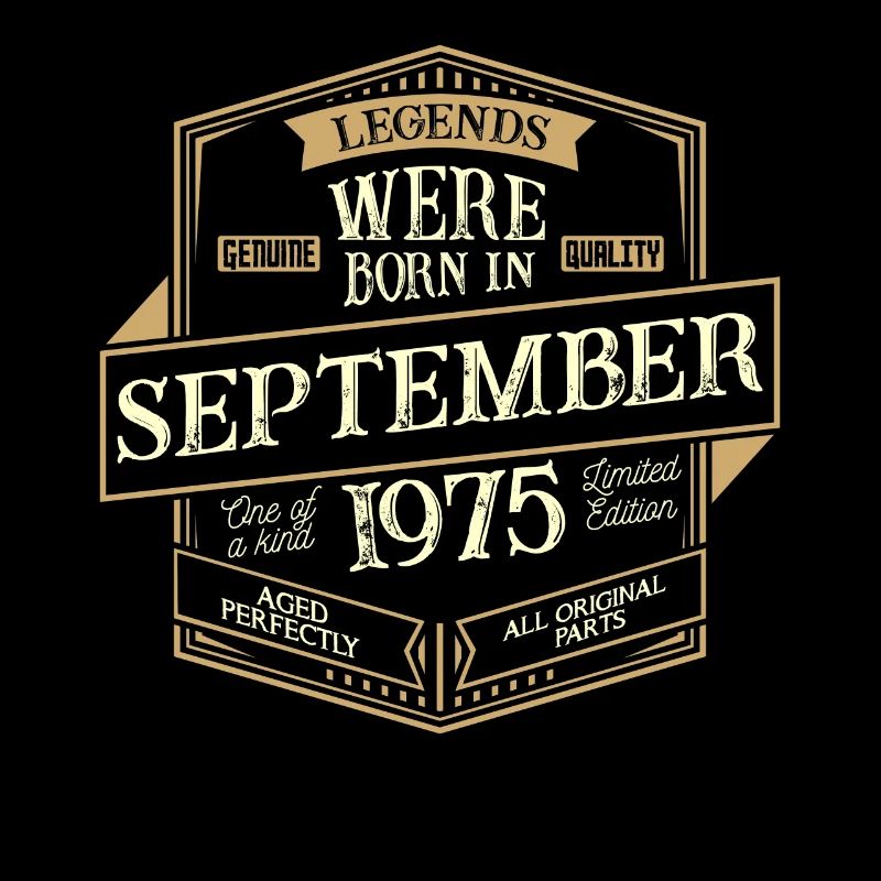 September 1975 birthday man