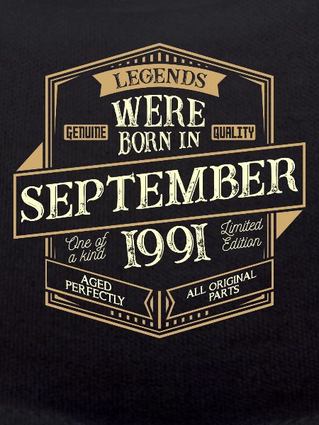 September 1991 birthday man