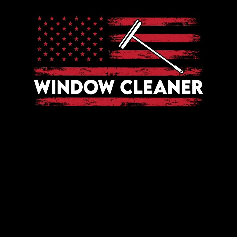 Window Cleaner USA Flag
