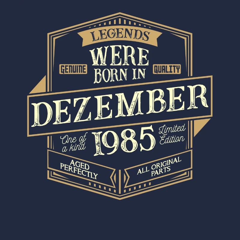 Dezember 1985 Geburtstag Mann