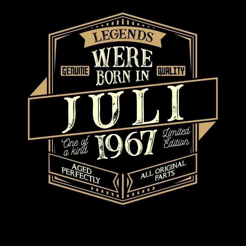 Juli 1967 Geburtstag Mann