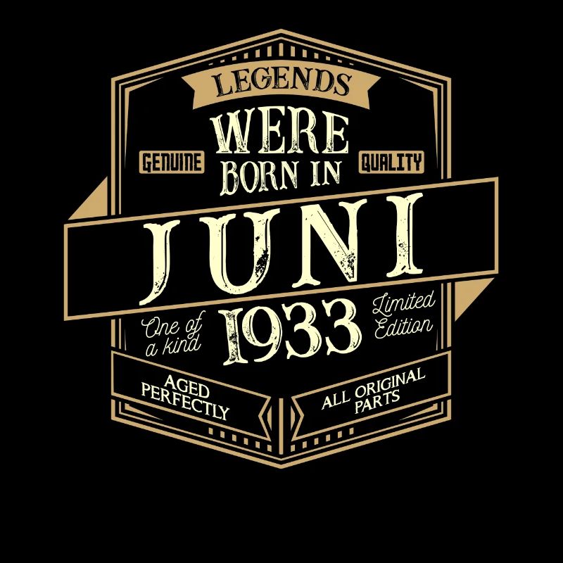 Juni 1933 Geburtstag Mann