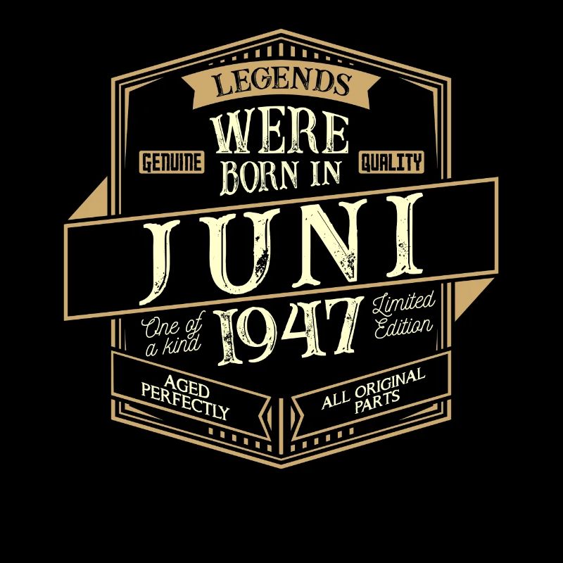Juni 1947 Geburtstag Mann