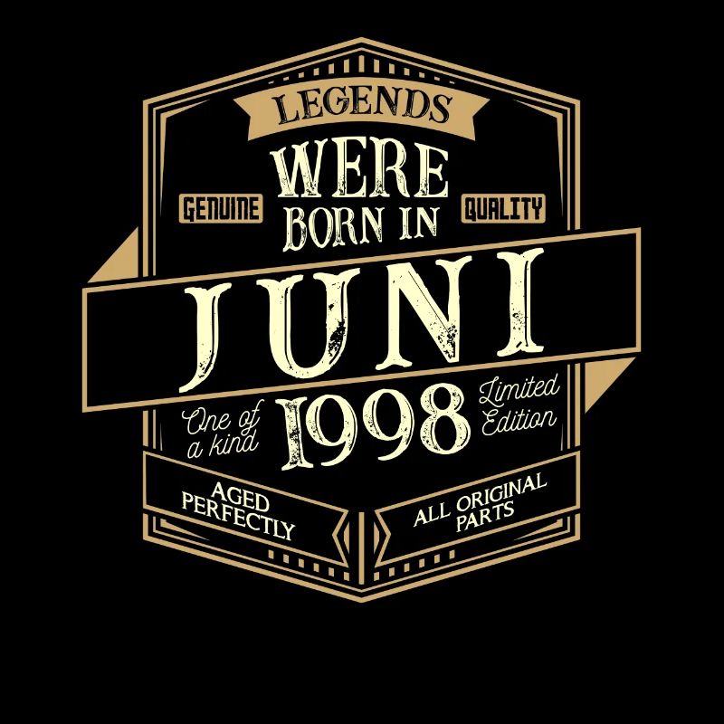 Juni 1998 Geburtstag Mann