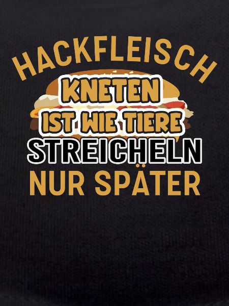 Hackfleisch kneten Tiere streicheln Metzger