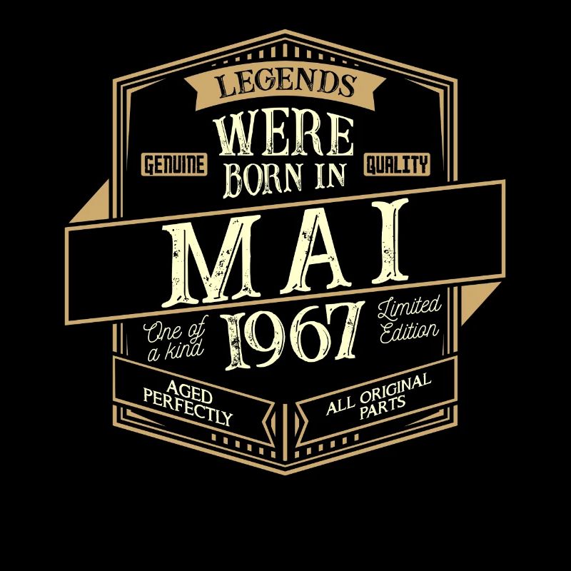 Mai 1967 Geburtstag Mann