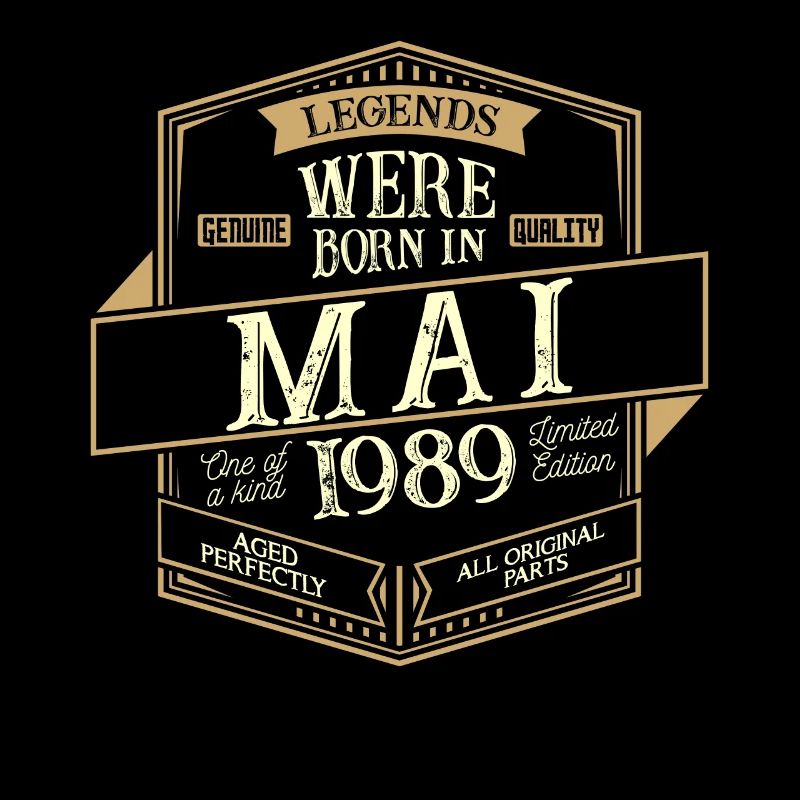 Mai 1989 Geburtstag Mann