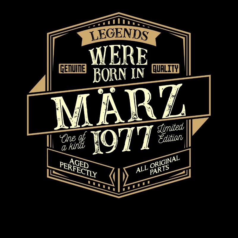 März 1977 Geburtstag Mann