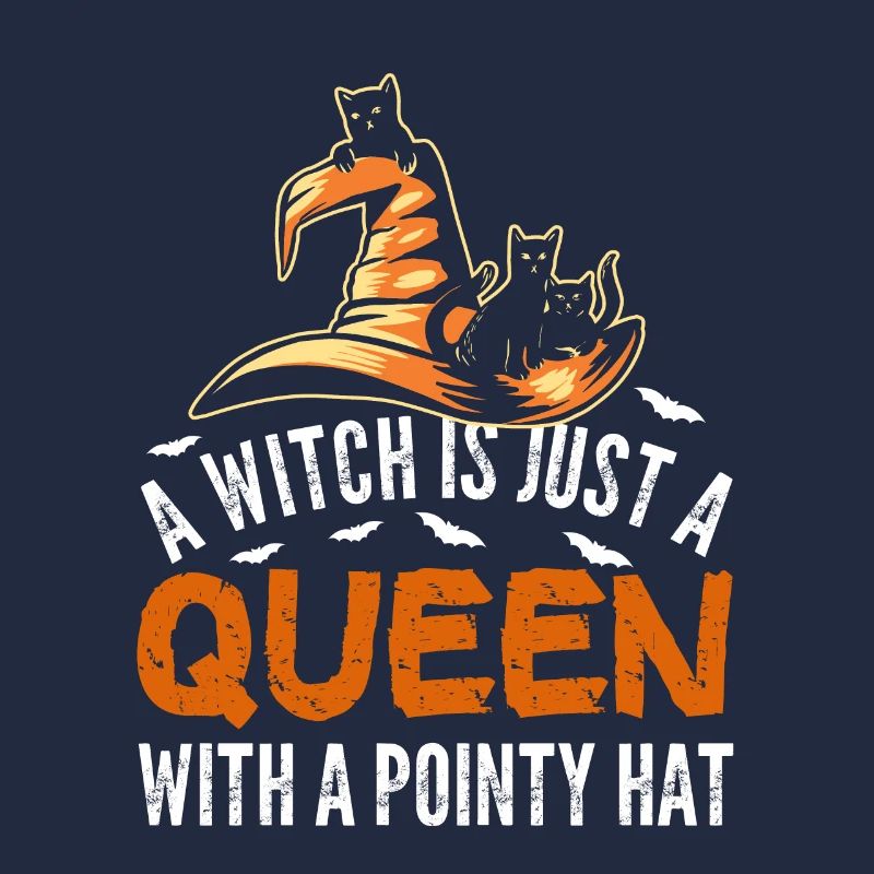 Witch Just Queen With Pointy Hat Witchcraft Wicca