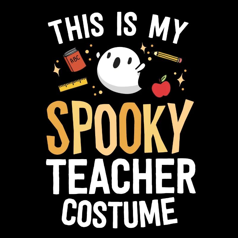This Is My Spooky Teacher Costume Kawaii Ghost