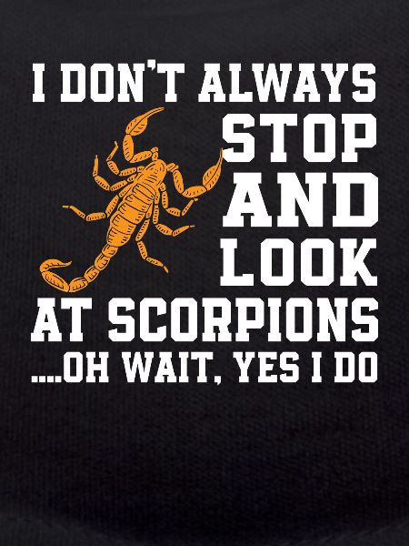 Lustiger Skorpion Spruch
