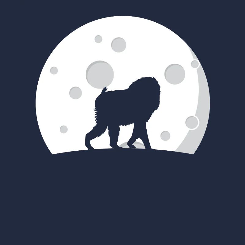 Baboon At Night